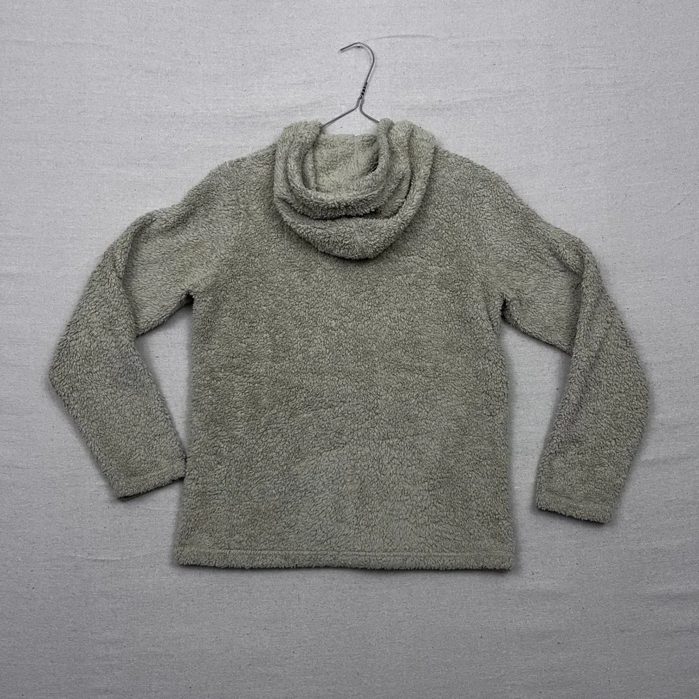 Patagonia‎ Kids Deep Pile Los Gatos Fleece Full Zip Hoodie Jacket Size XXL Tan